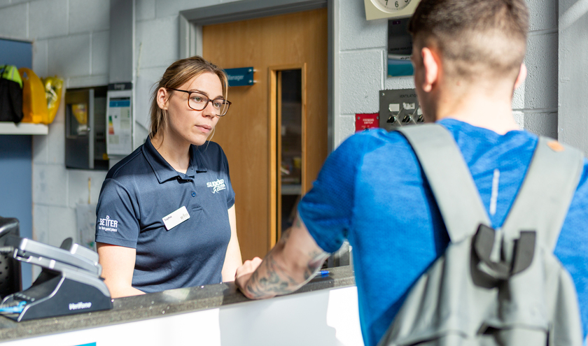 Sugden Leisure Centre employee (c) GLL