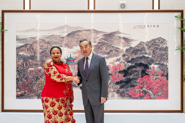 CHINA-HUNAN-CHANGSHA-WANG YI-DRC-FM-MEETING (CN)