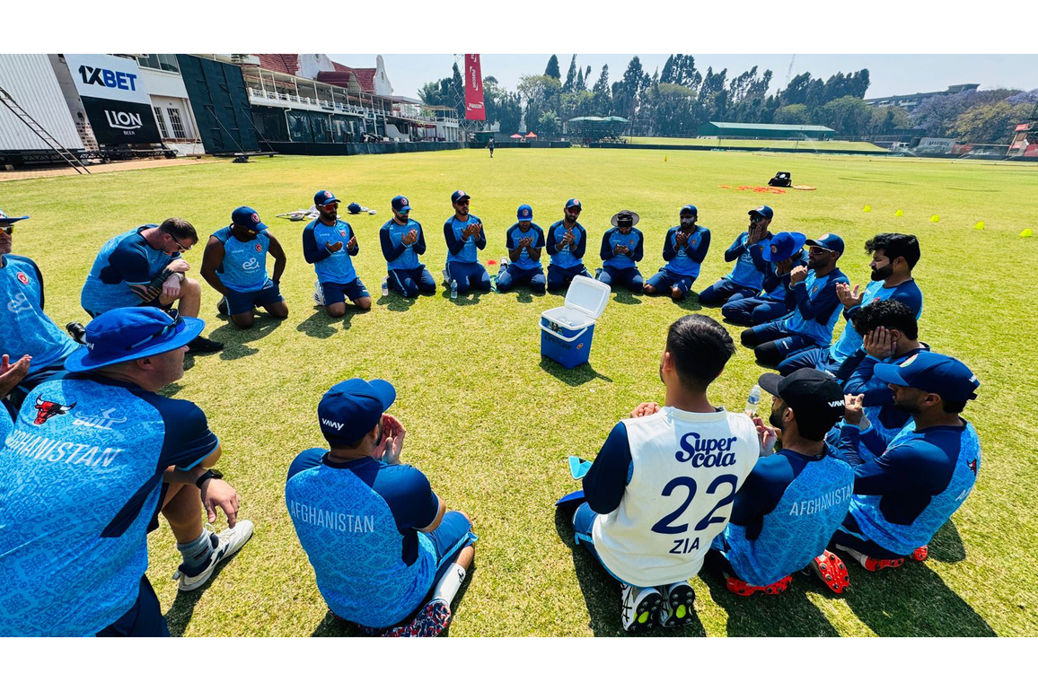 Afghanistan team pays tribute to victims of Paktika airstrike before Zimbabwe Test