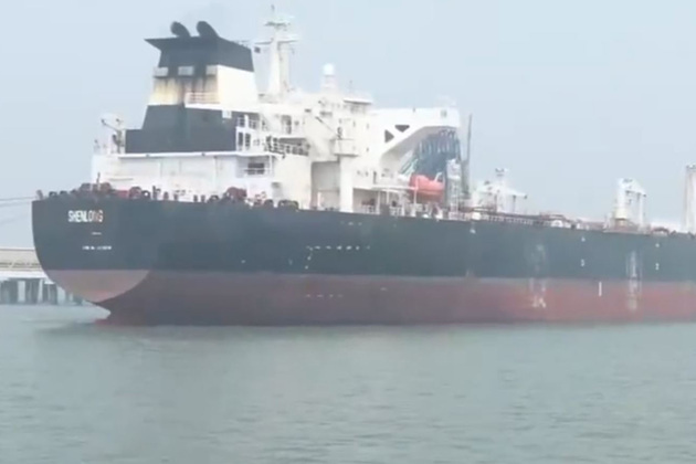 First India-bound vessel Liberia flagged Shenlong Suezmax with 1,35,335 Metric tonnes crude, reaches Mumbai via Strait of Hormuz