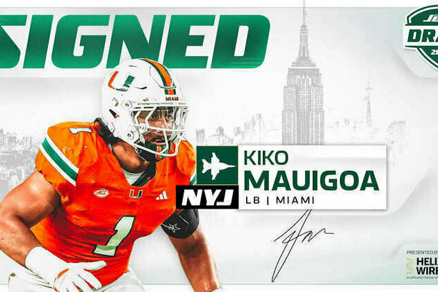 Jets Sign Fifth-Round Pick Francisco Mauigoa