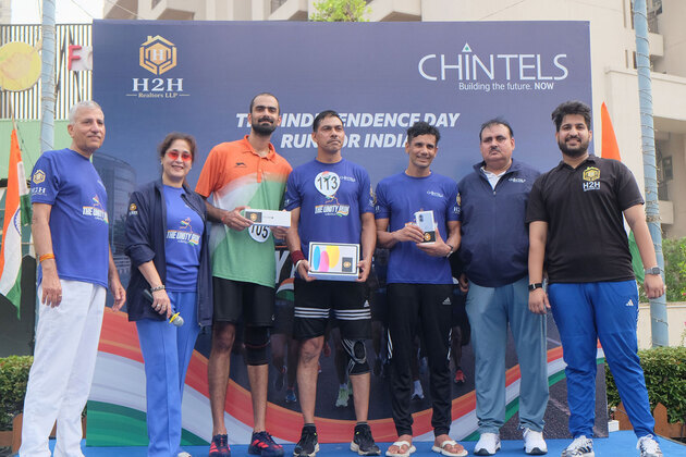 Gurugram Residents Come Together for 'The Unity Run' on Independence Day