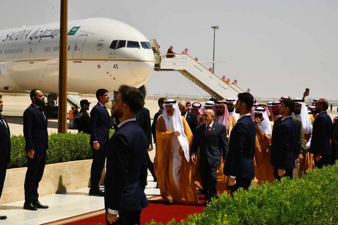 SYRIA-DAMASCUS-SAUDI ARABIA-INVESTMENT FORUM-DELEGATION-ARRIVAL