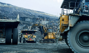 Heavy equipment at Ferrexpo's Poltava mine