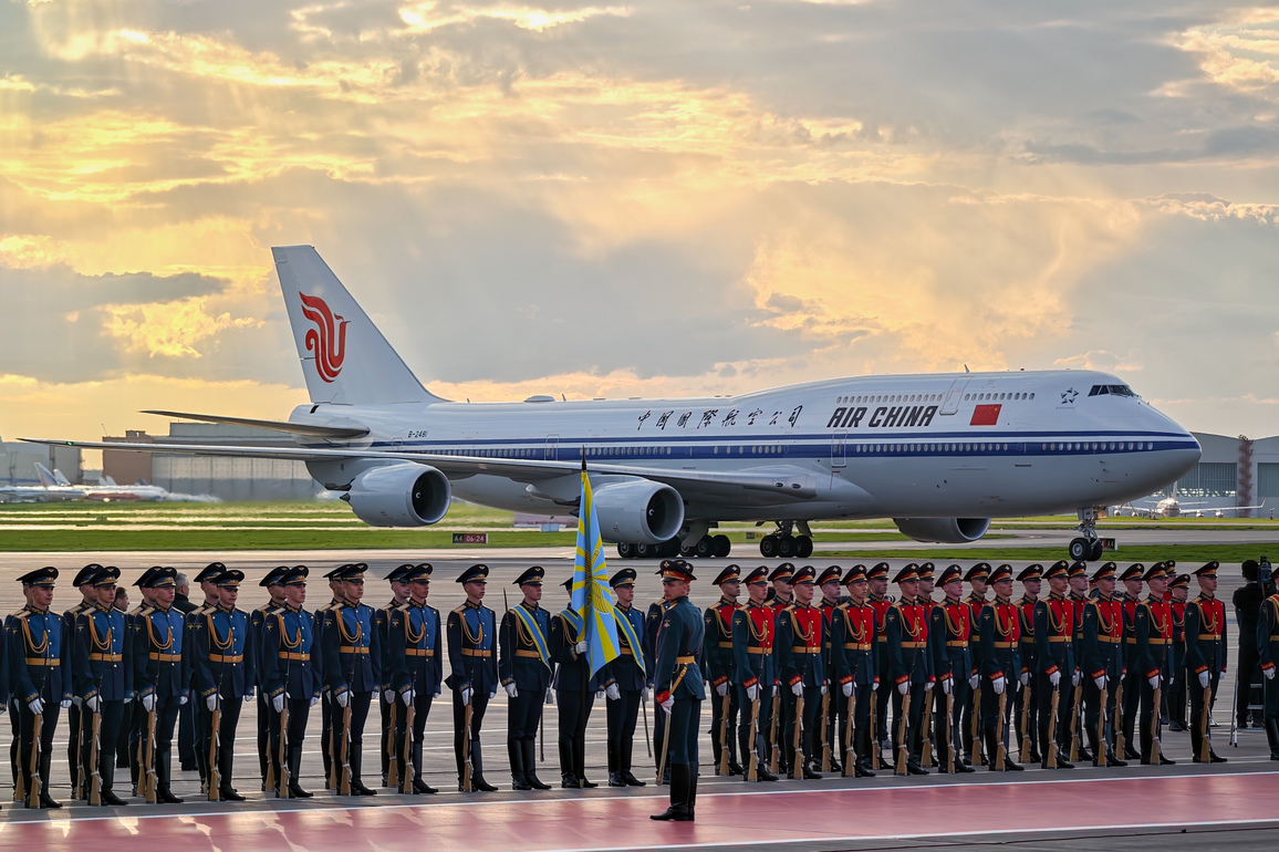 RUSSIA-MOSCOW-CHINA-XI JINPING-ARRIVAL