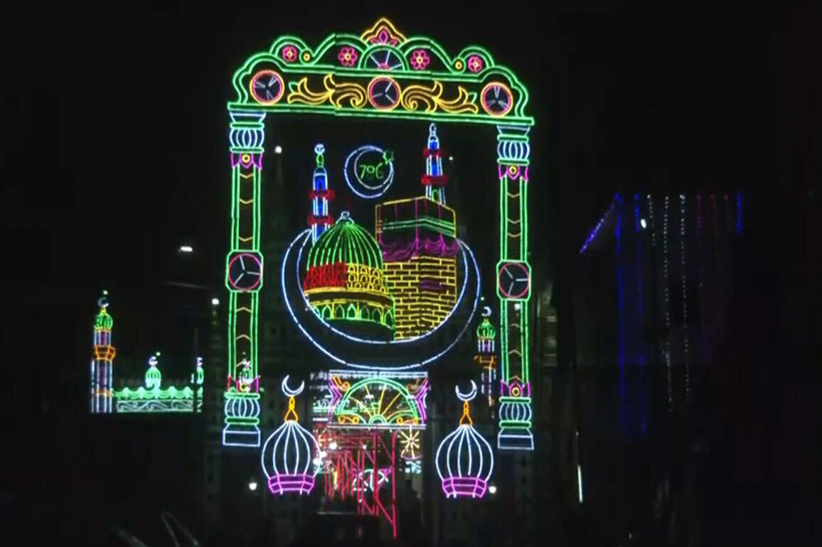 Goripalayam Dargah lights up ahead of Eid in Madurai