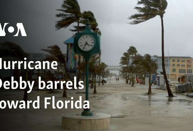 Hurricane Debby barrels toward Florida