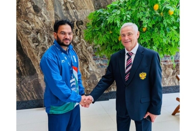 Yogesh Shelly Meets Russian Paralympic Committee President Pavel Alekseevich Rozhkov, Discusses Para Athlete Development and International Collaboration