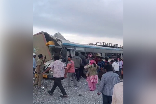 Telangana: BRS Chief KCR expresses grief over Rangareddy bus-truck collision