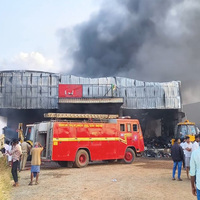 Karnataka: Fire breaks out at electronics warehouse in Hubballi's Kusugal Road; losses in crores