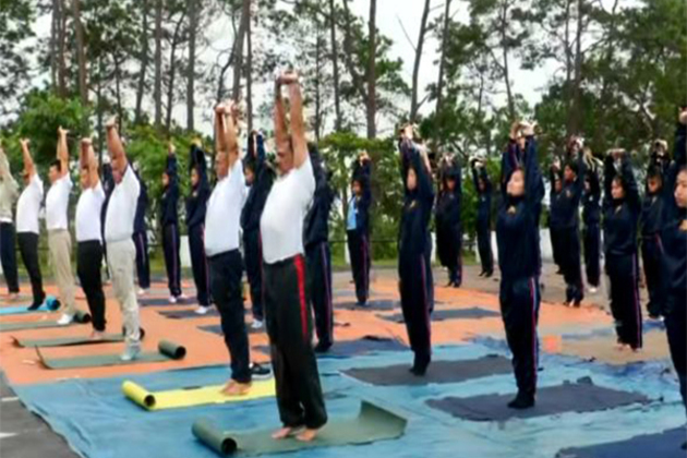 Serene hills of Manipur host inspiring International Yoga Day celebrations with NCC cadets