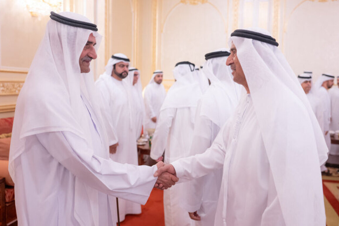 Ruler of Fujairah receives Eid Al-Adha well-wishers