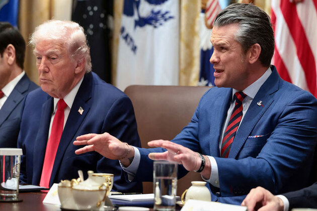 Pete Hegseth warns Iran, says US military "will be prepared" for action