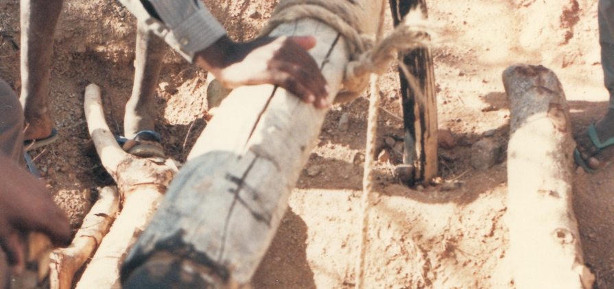 Artisanal gold mine in Tanzania