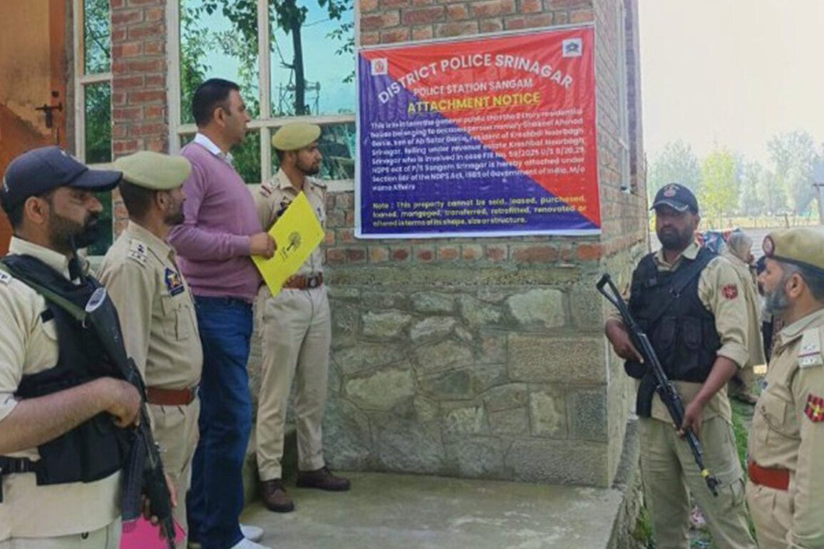Srinagar Police attach Rs 3.5 crore assets of drug smugglers under NDPS Act crackdown