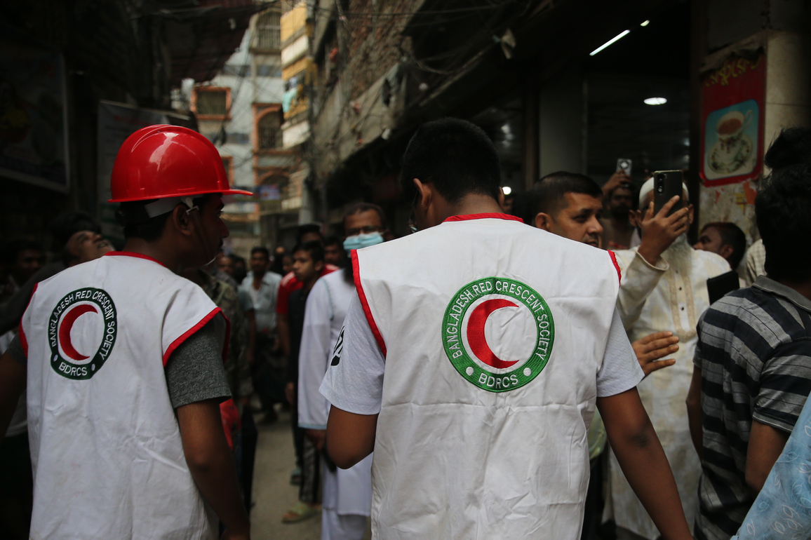 (SpotNews) BANGLADESH-DHAKA-EARTHQUAKE-AFTERMATH