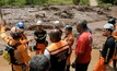  Profissionais da Defesa Civil atuam em Brumadinho após rompimento de barragem da Vale/Agência Brasil