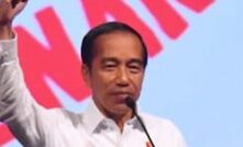  President Joko Widodo at the 8th Anniversary and National Gathering of the Indonesian Solidarity Party (PSI) at Djakarta Theater, Jakarta, Tuesday (01/31). Photo: (BPMI of Presidential Secretariat/AIT) (FI/HD/EP) 