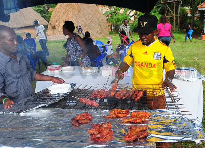 here was a variety of meats to choose from at the event hoto by ulius enyimba