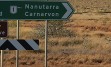 The road to Port Hedland.