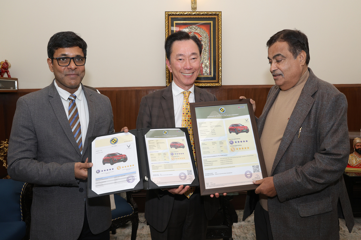 Vinfast VF 6 and VF 7 Achieve 5-Star Safety Certification from India's Bharat NCAP
