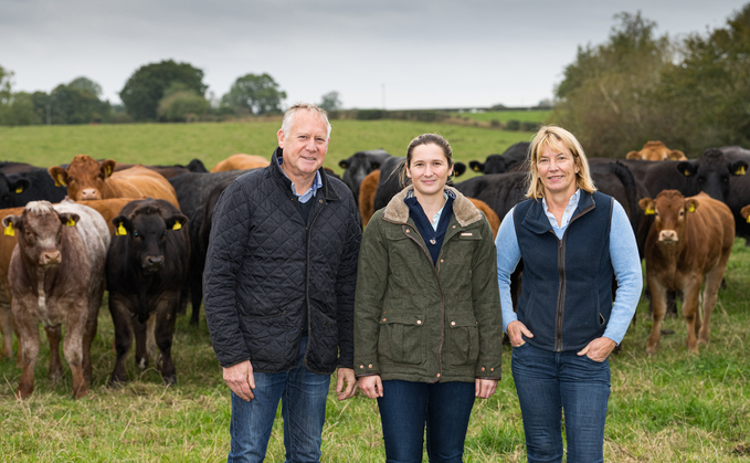 Left to right: Nigel, Kate and Jane Swinbank.