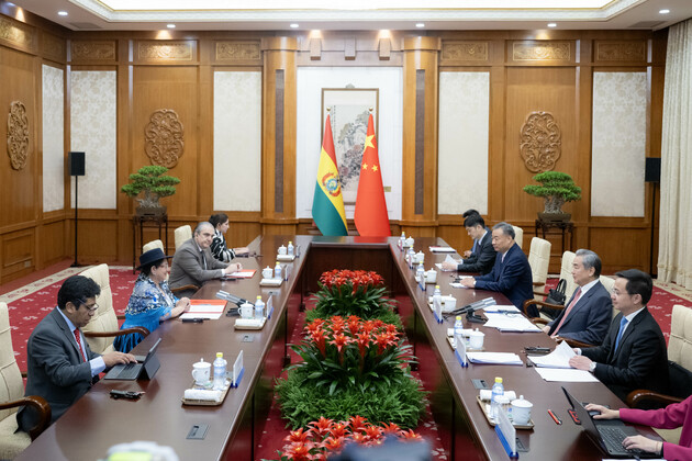 CHINA-BEIJING-WANG YI-BOLIVIAN FM-MEETING (CN)