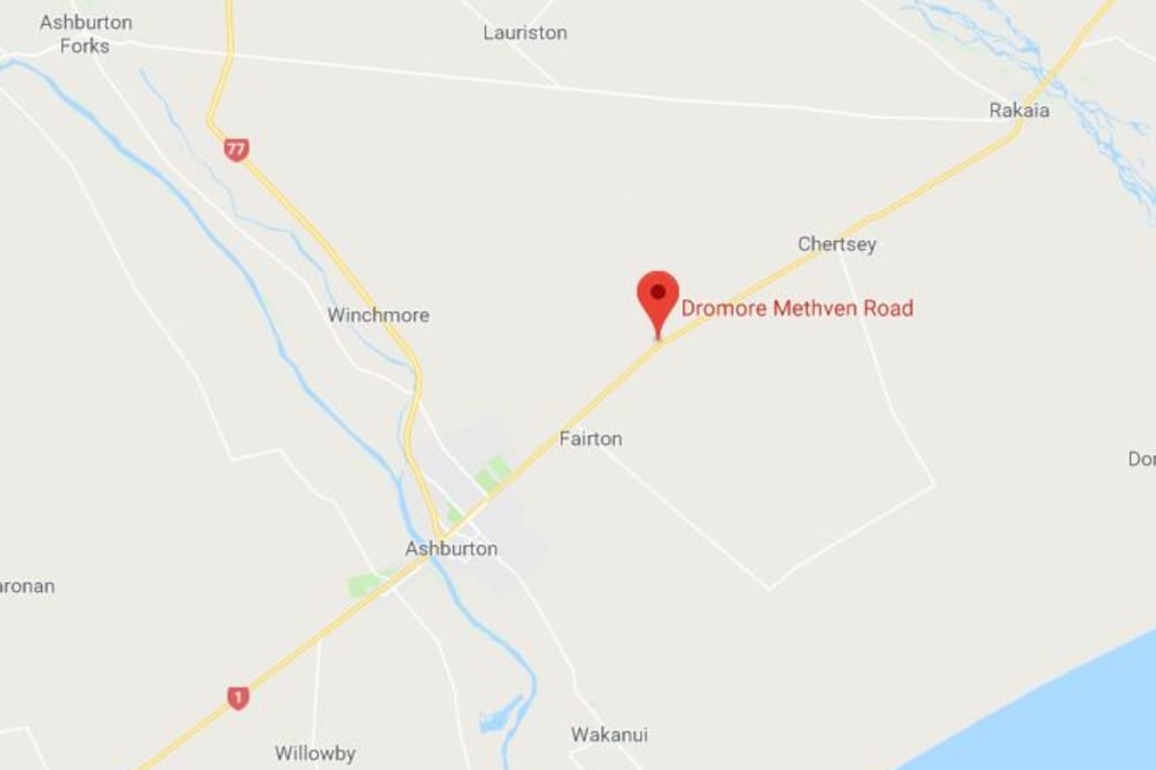 Four hurt - two seriously - in crash north of Ashburton, Canterbury, police say