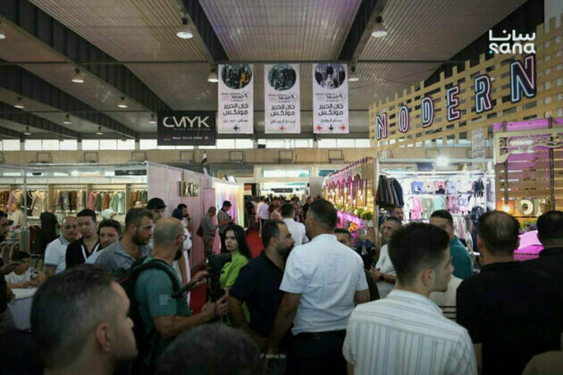 Khan Al-Harir  Motex Fashion exhibition inaugurated in Damascus