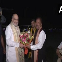 Amit Shah arrives in Patna for his two-day Bihar visit