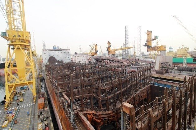 Drydocks World completes one of UAE's most complex green ship recycling projects