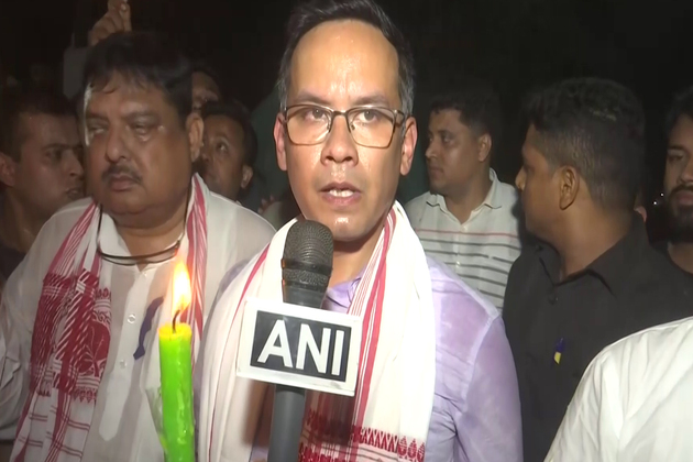 "State Govt is creating various obstacles": Gaurav Gogoi during candlelight march for Zubeen Garg