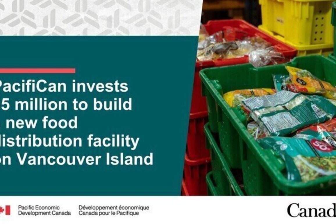 PacifiCan invests $5 million to build a new food distribution facility on Vancouver Island