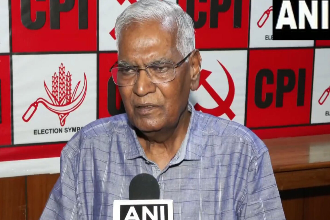 "Credibility of Election Commission has become a question mark...": CPI leader D Raja says over Rahul Gandhi's 'vote theft' allegations