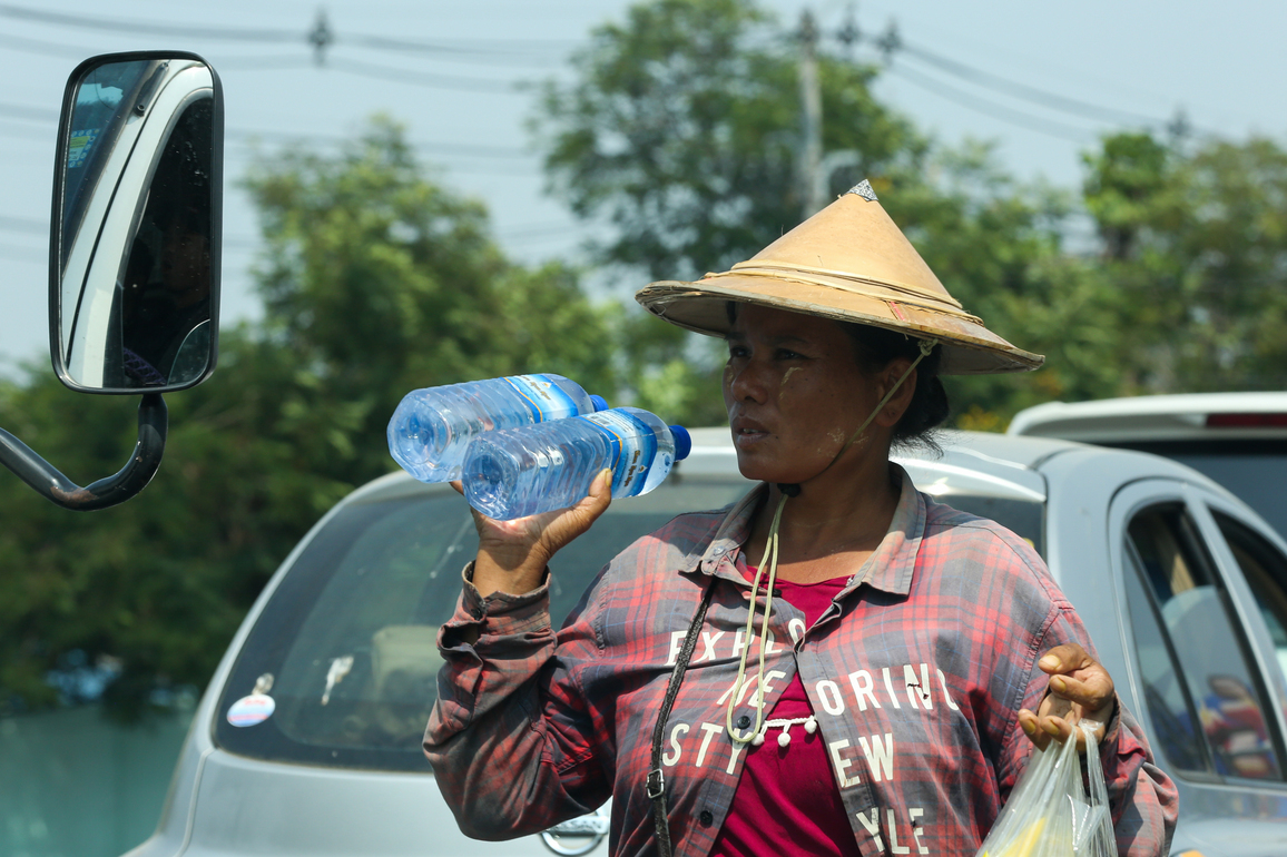 MYANMAR-YANGON-RISING TEMPERATURE