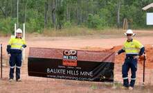  Metro on site at Bauxite Hills