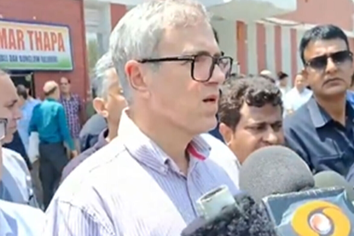JK CM Omar Abdullah assures rehabilitation, compensation during visit to flash flood-hit Rajouri