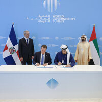 Mohammed bin Rashid witnesses signing of MoU to host WGS-Latin America regional dialogue in Dominican Republic