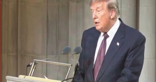"Giant of the US Senate": Trump honors late Senator Lindsey Graham at National Catheral funeral service
