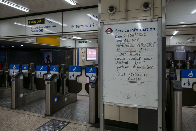 BRITAIN-LONDON-HEATHROW AIRPORT-CLOSED
