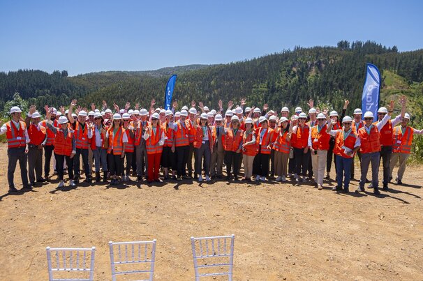 50 senior EU representatives visited the site in Chile. 