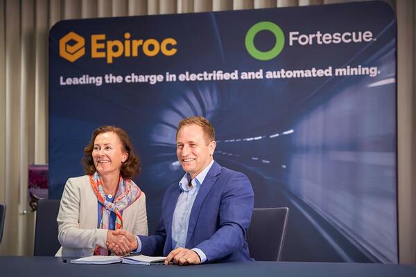 Epiroc signs largest ever deal, selling electric drills to Fortescue