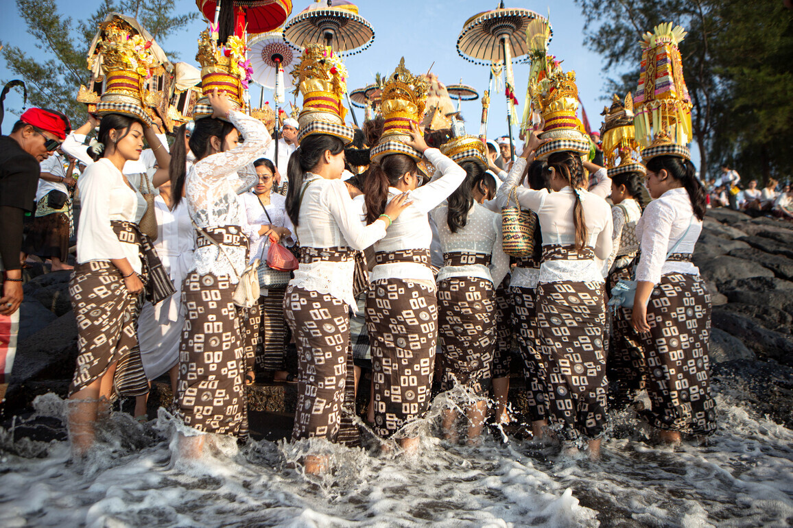 INDONESIA-BALI-MELASTI CEREMONY