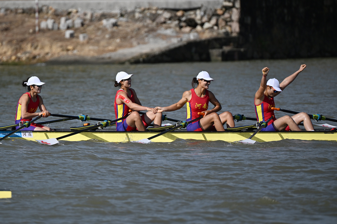 (SP)CHINA-15TH NATIONAL GAMES-ROWING-WOMEN'S QUADRUPLE SCULLS(CN)