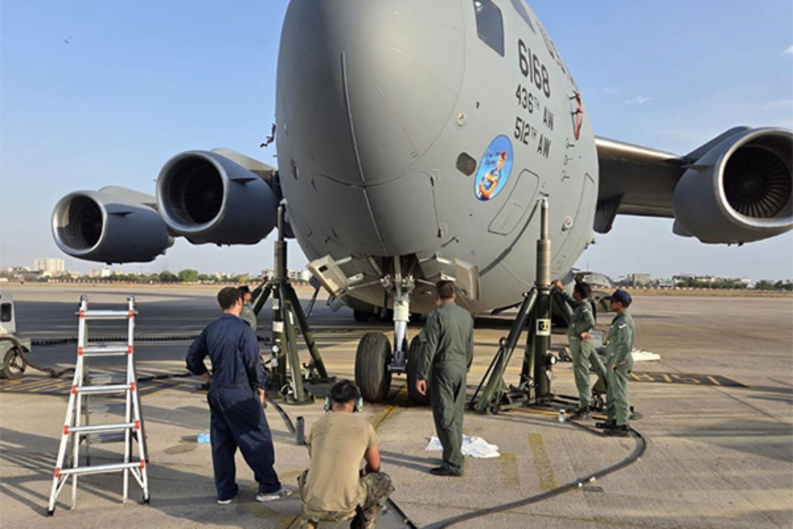 India, US Air Force resolve technical snag on USAF C-17 aircraft in Jaipur
