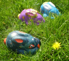 Concrete bunnies cement community relations for Easter