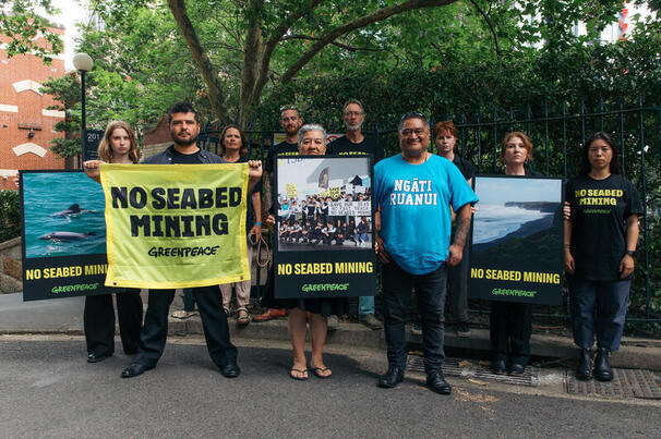 Protests against seabed mining in NZ
