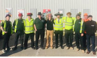Covers Portsmouth team tip hats to charity