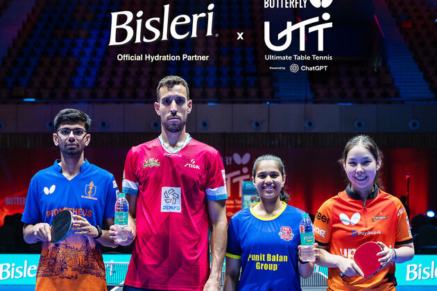Bisleri International Partners with Ultimate Table Tennis as Official Hydration Partner for the Second Year