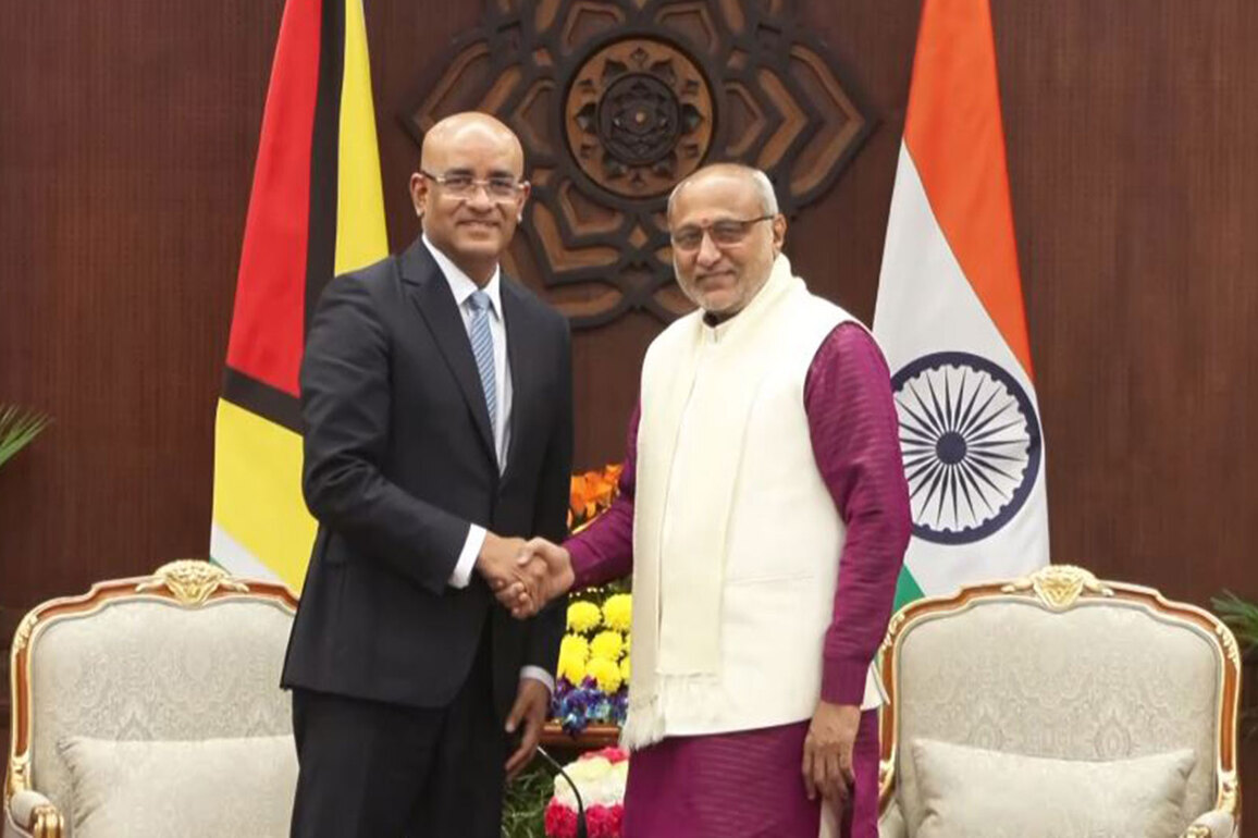 Guyana VP Jagdeo meets VP Radhakrishnan; leaders discuss deepening bilateral ties